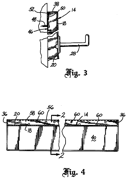 Drawing sheet 2 of US 5,884,784 A
