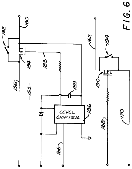 Drawing sheet 5 of US 6,078,166 A