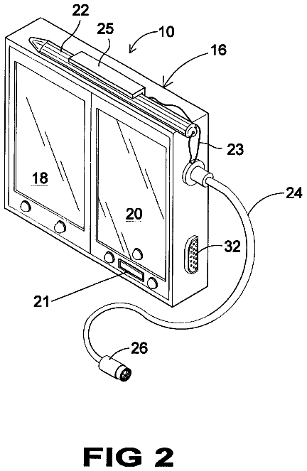 Drawing sheet 2 of US 6,381,484 B1