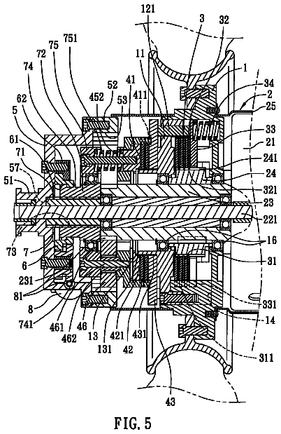 Drawing sheet 5 of US 8,540,041 B2