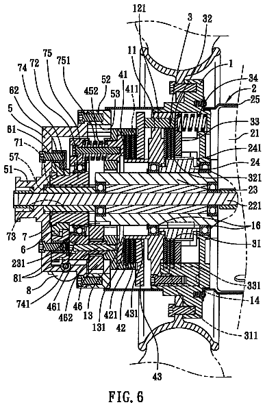 Drawing sheet 6 of US 8,540,041 B2