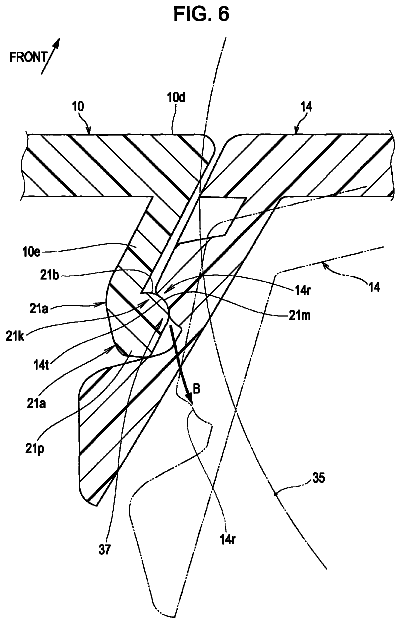 Drawing sheet 6 of US 8,562,062 B2