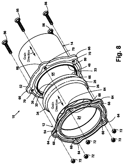 Drawing sheet 8 of US 8,628,122 B2