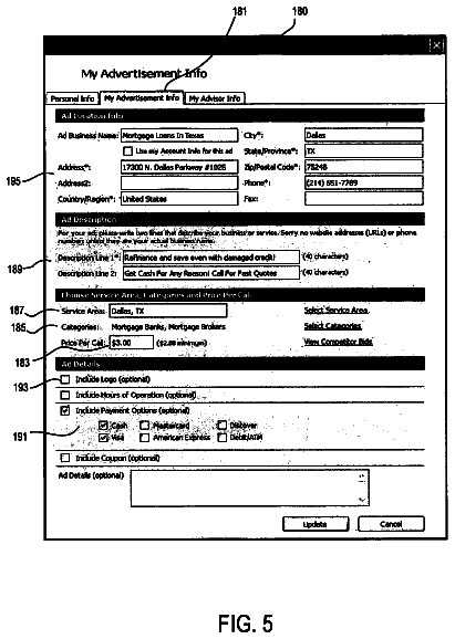 Drawing sheet 5 of US 8,761,154 B2