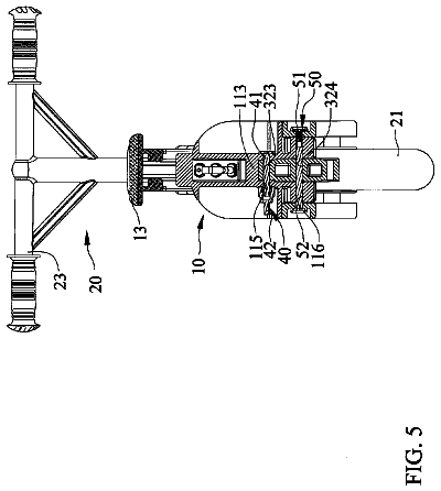 Drawing sheet 5 of US 8,794,654 B1