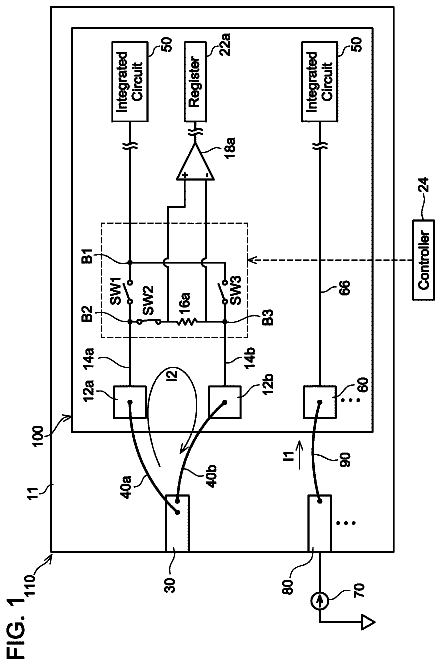 Drawing sheet 1 of US 9,726,709 B2