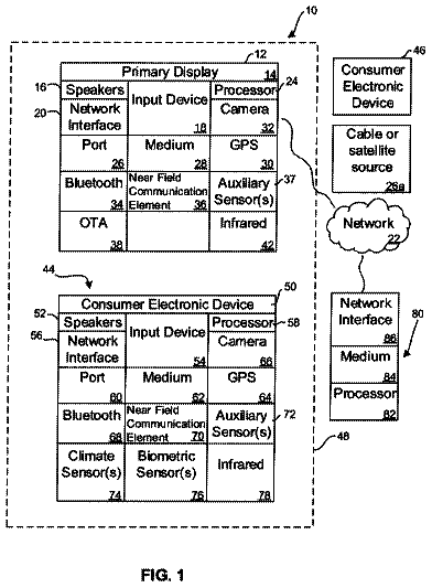 Drawing sheet 1 of US 9,807,083 B2