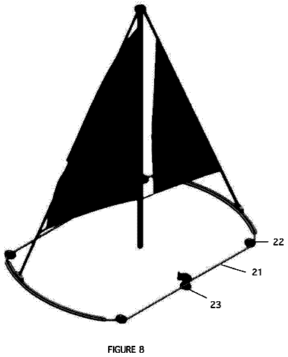 Drawing sheet 8 of US 9,821,885 B2