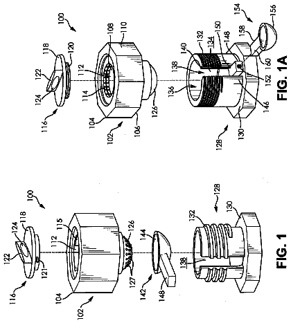 Drawing sheet 1 of US 9,827,166 B2