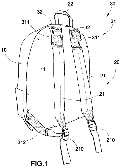 Drawing from US 9,888,761 B2