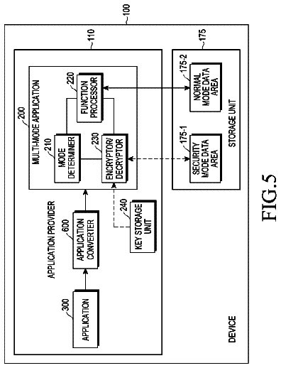Drawing sheet 5 of US 9,911,009 B2