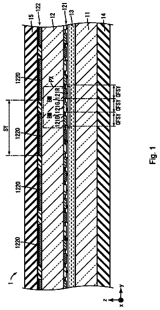 Drawing sheet 1 of US 9,971,439 B2
